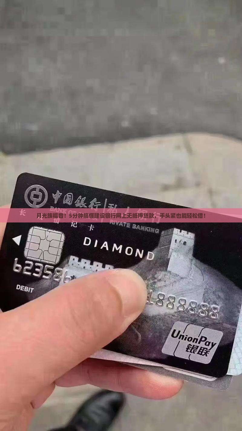 建设银行网上无抵押贷款