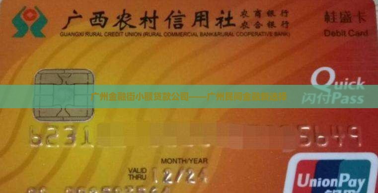 广州市金融街小额贷款