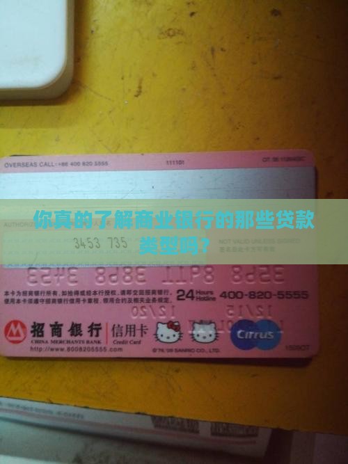 商业银行各类型贷款