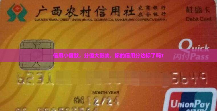 小额贷款信用分