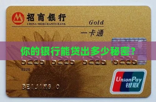 商业银行贷款能力