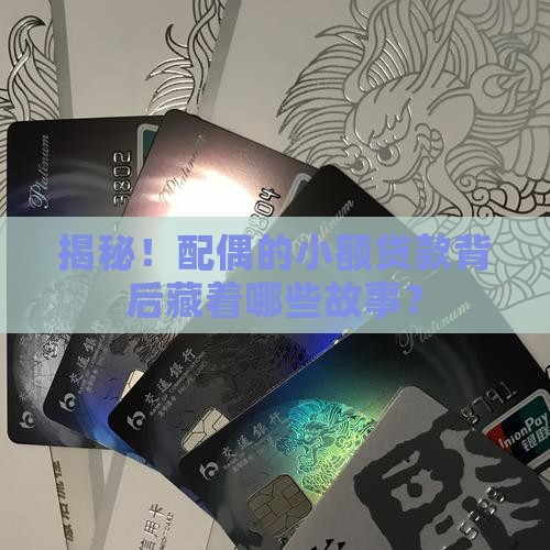 小额贷款配偶信息