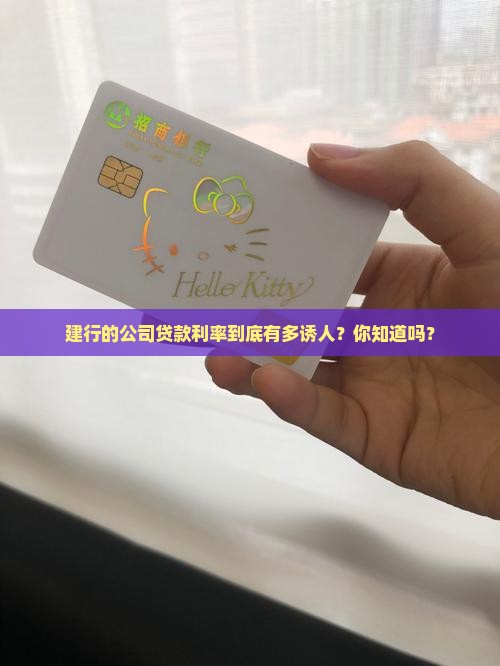 建行公司贷款利率是多少