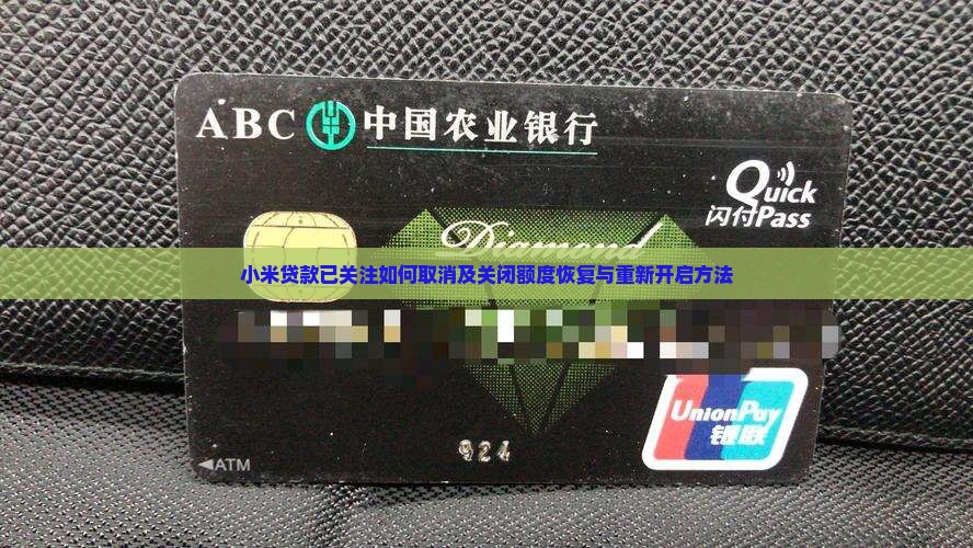 小米贷款已关注