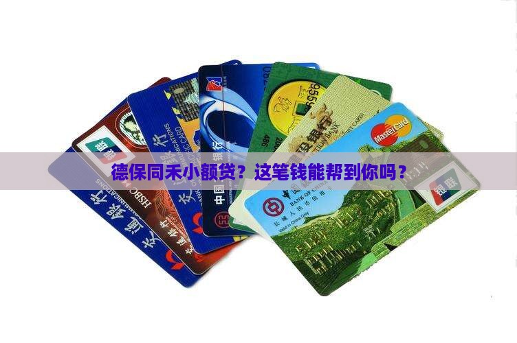 德保同禾小额贷款