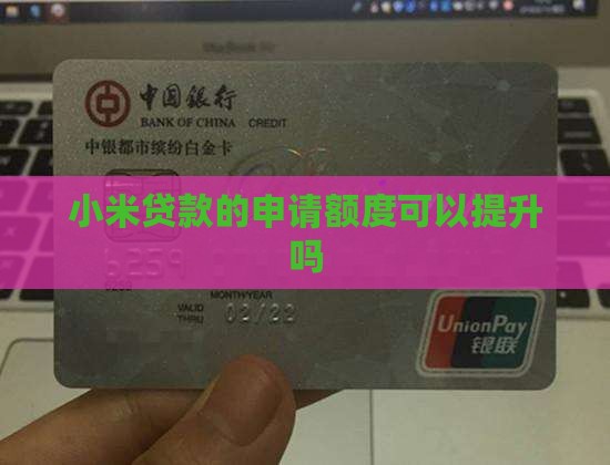 小米贷款额度可以申请吗