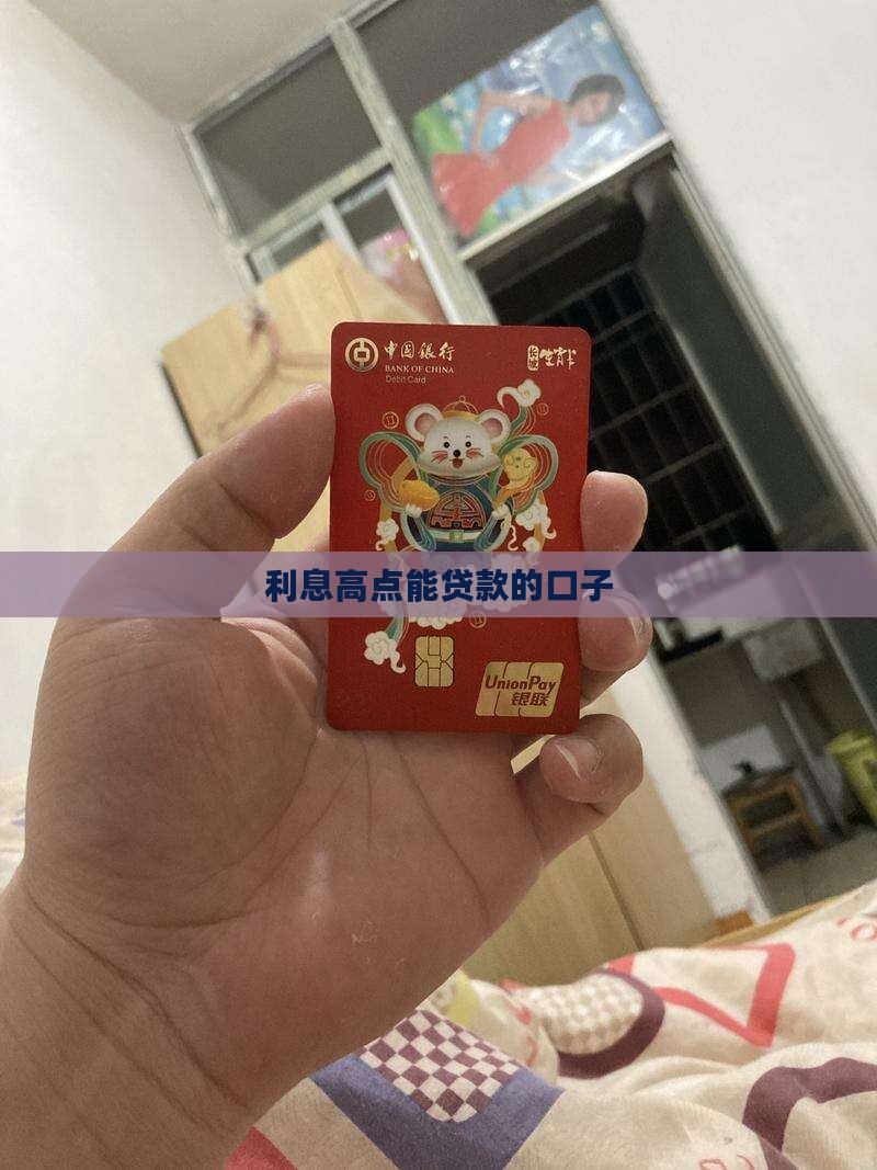 利息高点能贷款的口子