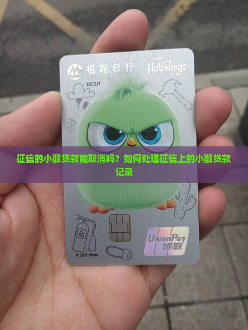 征信的小额贷款能取消吗