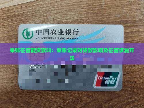 呆账征信能贷款吗