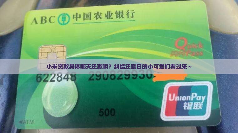 小米贷款多少号还款