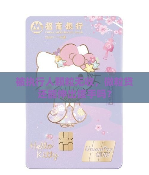 失信执行人微粒贷能贷款吗