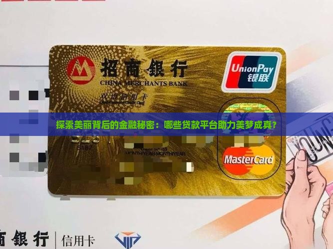 医疗美容贷款平台有哪些