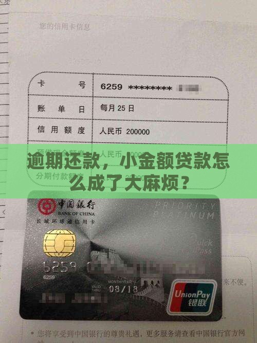 小额贷款逾期的影响