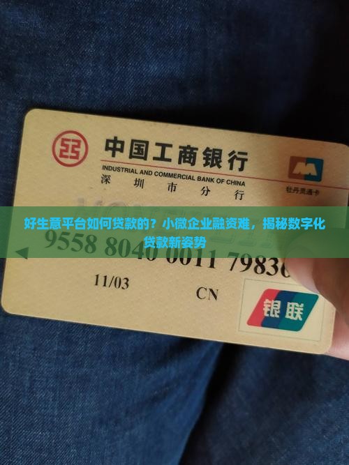 好生意平台如何贷款的
