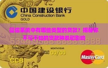 征信系统里有几种贷款