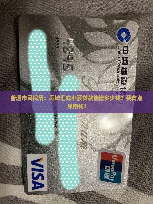 廊坊汇成小额贷款