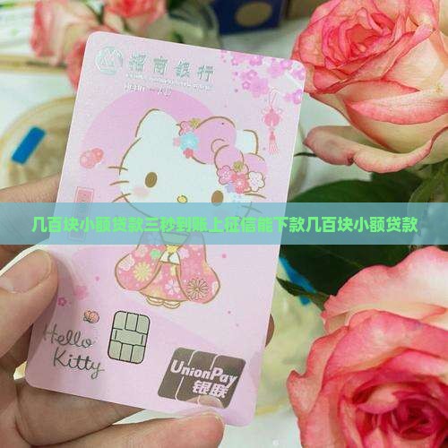 几百块小额贷款三秒