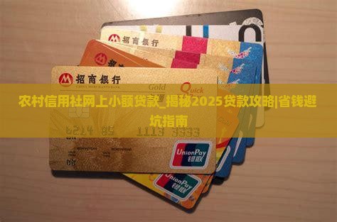 农村信用社网上小额贷款