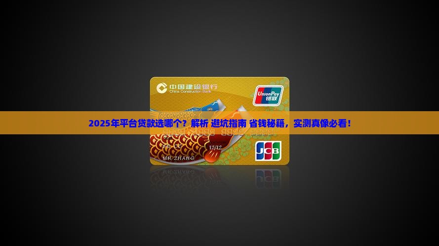 平台贷款选哪个