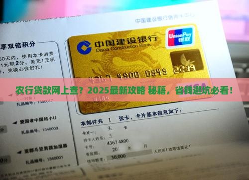 农行网上查到贷款