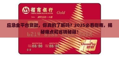 应急金平台贷款