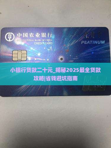 小银行贷款二十元