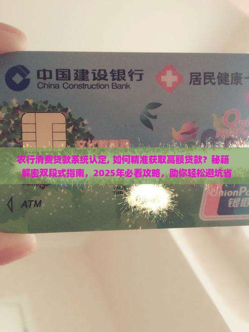 农行消费贷款系统认定