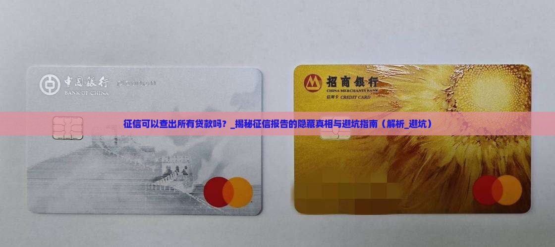 征信可以查出所有贷款吗