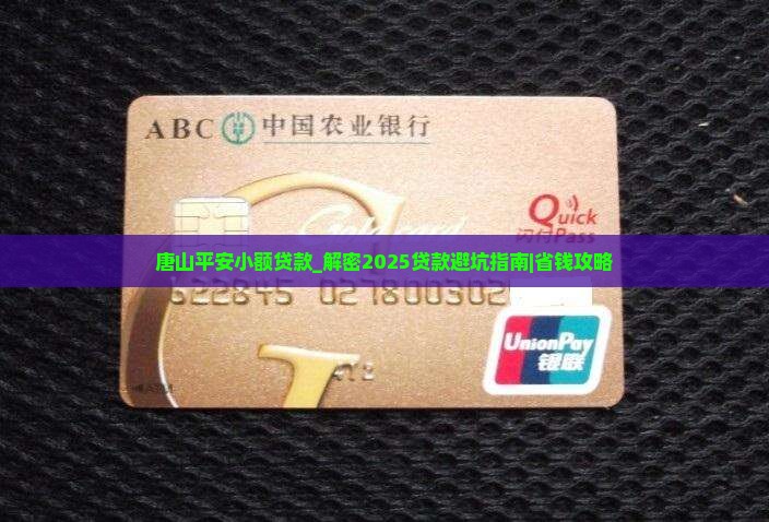 唐山平安小额贷款