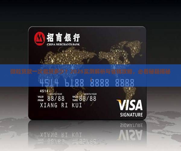 微粒贷款一次能贷多少