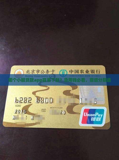 哪个小额贷款app容易下款