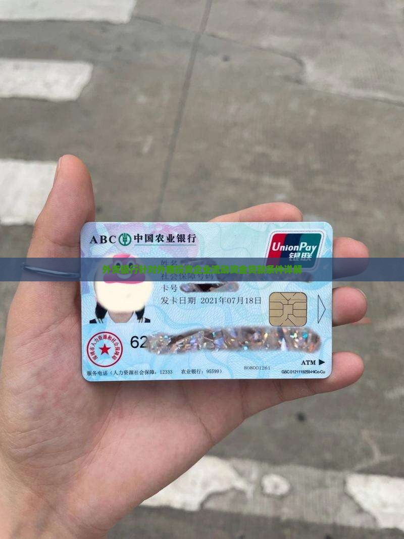 外资银行贷款的条件