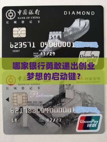 发放创业贷款银行