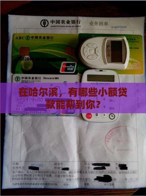 哈尔滨有哪些小额贷款