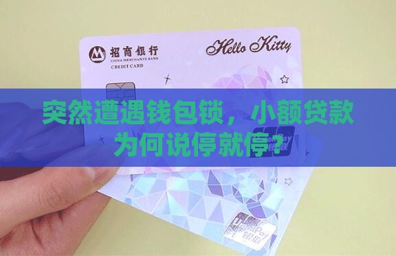 小额贷款突然全部被停用