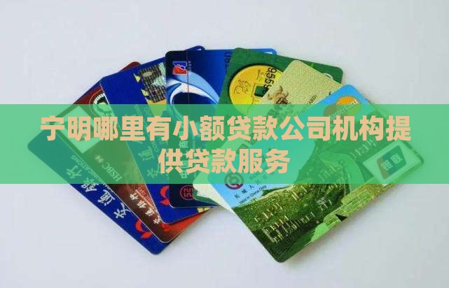 宁明哪里有小额贷款