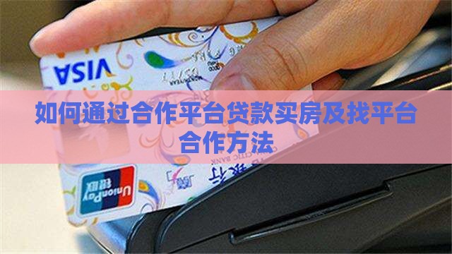 如何通过合作平台贷款