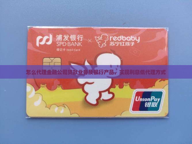 怎么代理金融公司贷款