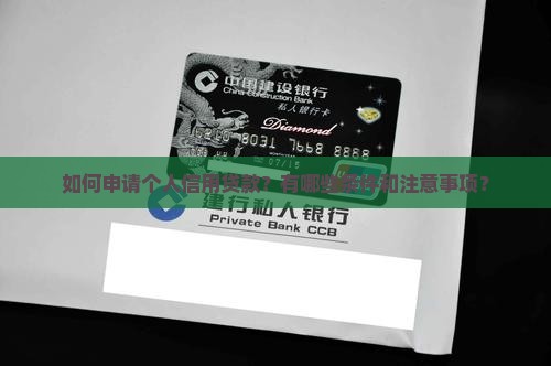各人信用贷款 各人信用贷款
