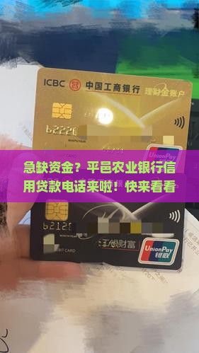 平邑农业银行信用贷款电话
