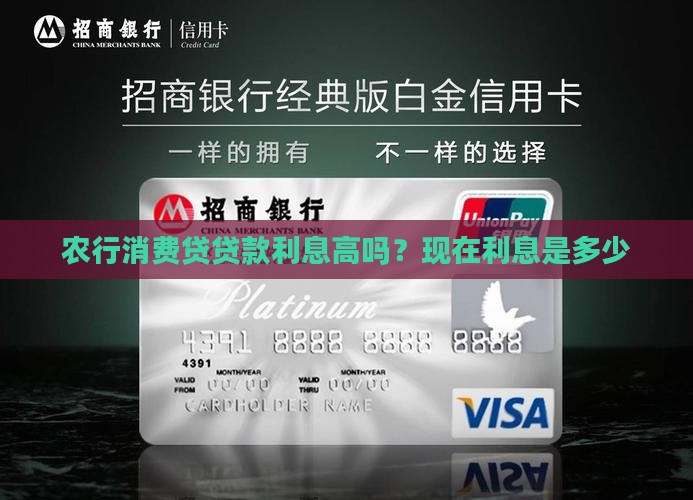 农行消费贷贷款利息高吗