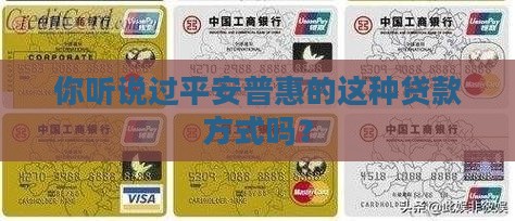 平安普惠用什么贷款