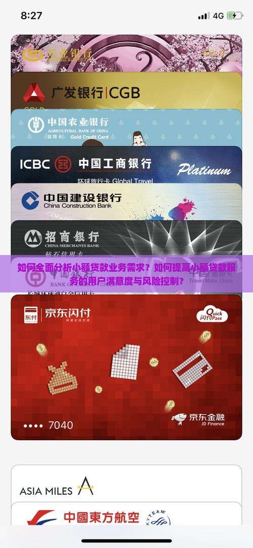 小额贷款业务需求分析