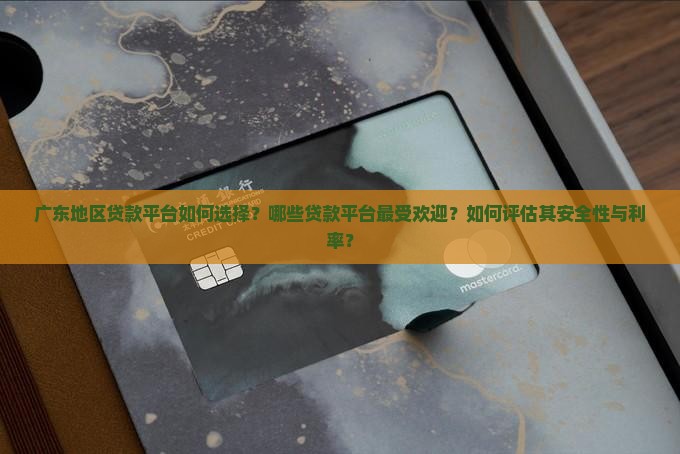 广东贷款平台哪几个好