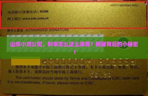 山东小贷公司贷款利率