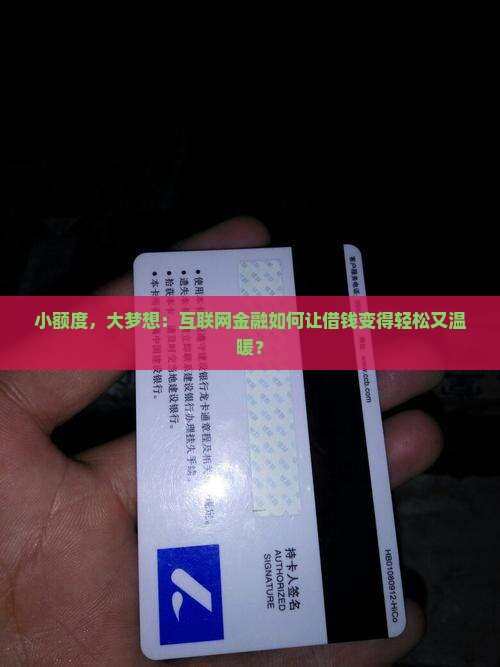 小额贷款和互联网金融
