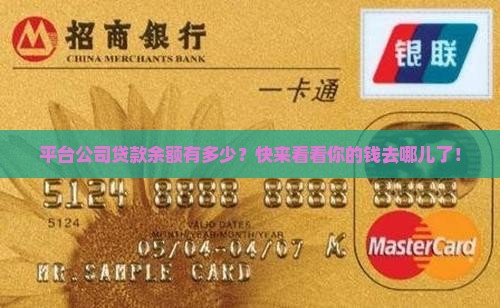平台公司贷款余额