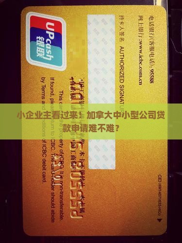 加拿大小型公司贷款