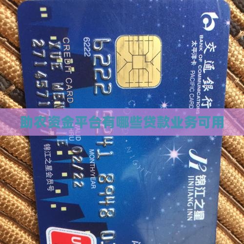 助农资金平台有哪些贷款