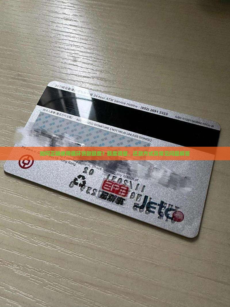 循环贷款额度怎么使用